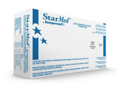 Starmed latex exam gloves.  Dental medical exam gloves